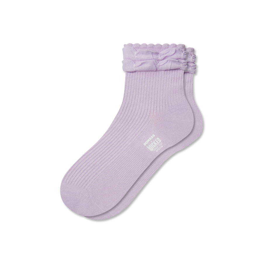 Wicked x Bombas Ruffle Quarter Socks - Daily Step