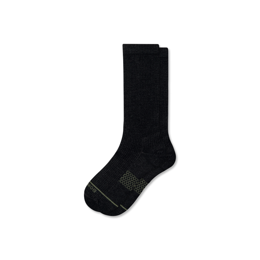 Men's Merino Wool Blend Modern Rib Calf Socks - Fresh Step