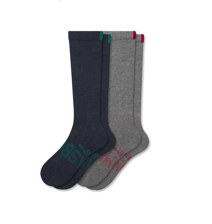 Women’s Knee High Sock 2-Pack Gift Box - Ready Pair