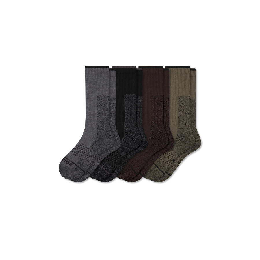 Women's Ultra Strong Merino Blend Calf Sock 4-Pack - Daily Step