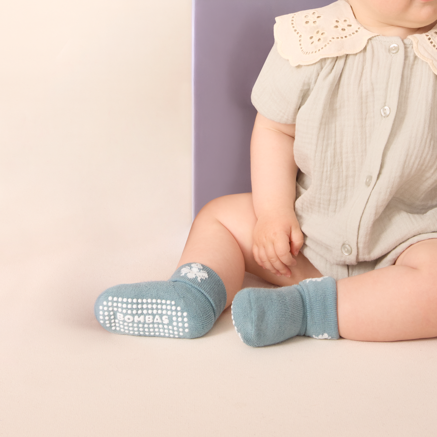 Baby Gripper Sock 4-Pack (6-12 Months) - Clean Finish