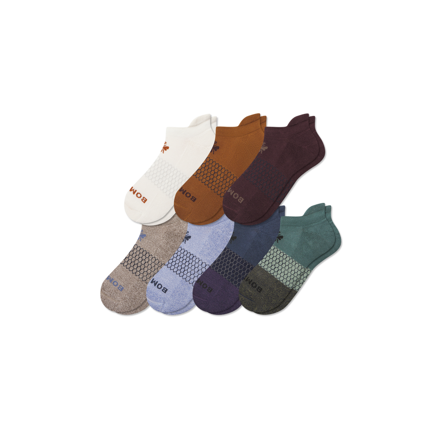 Men's Week of Bombas Ankle Sock 7-Pack - Clean Finish