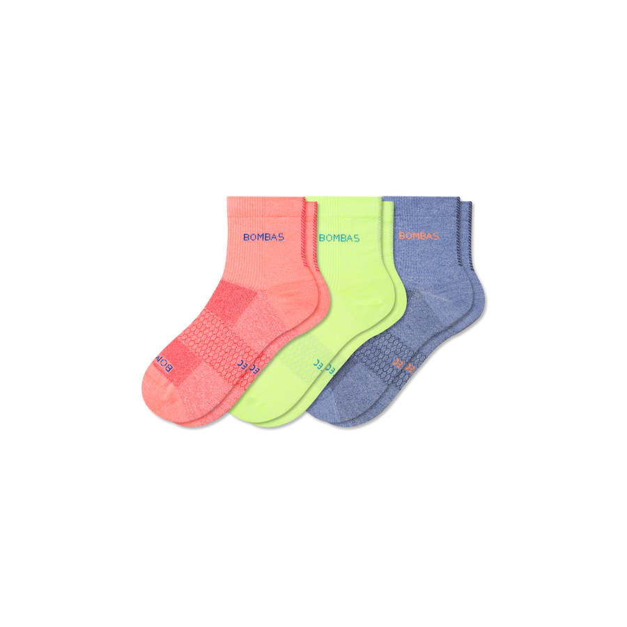 Women's Sport Quarter Sock 3-Pack - Essential Ready