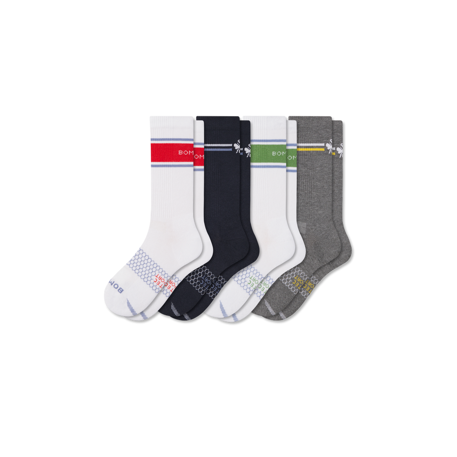 Women's All Sport Calf Sock 4-Pack - Clean Finish