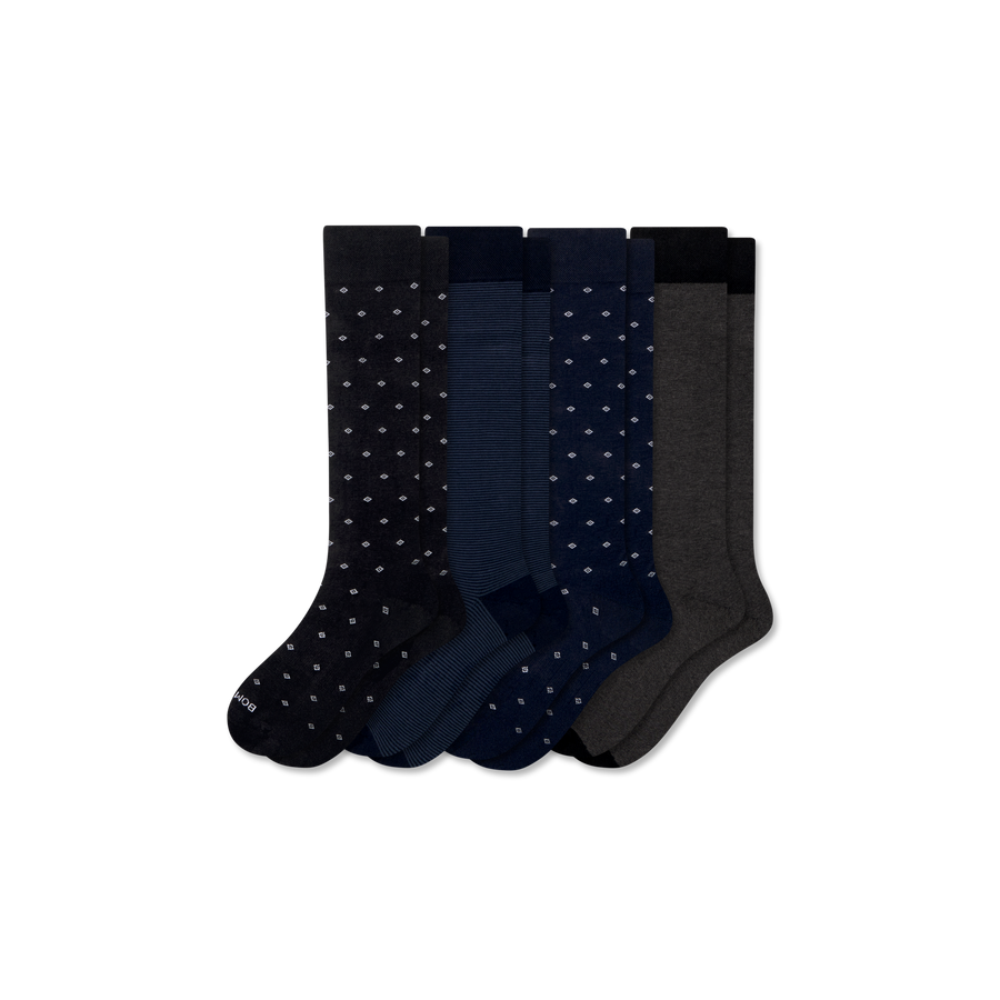 Men's Dress Over the Calf Sock 4-Pack - Daily Pick