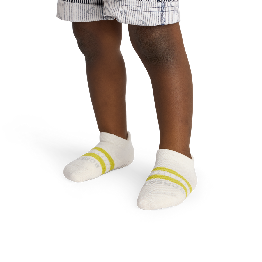 Toddler Solids Gripper Ankle Sock 4-Pack - Modern Touch