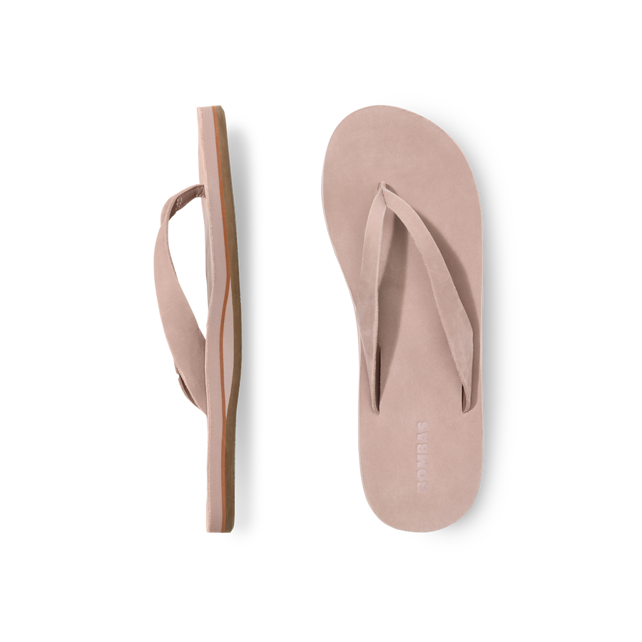 Women's Sunrise Leather Flip Flop - Simple Style