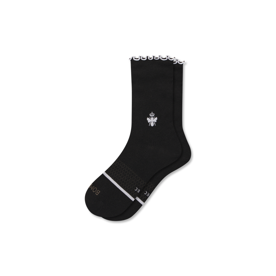 Women’s Ruffle Sport Half Calf Socks - Essential Ready