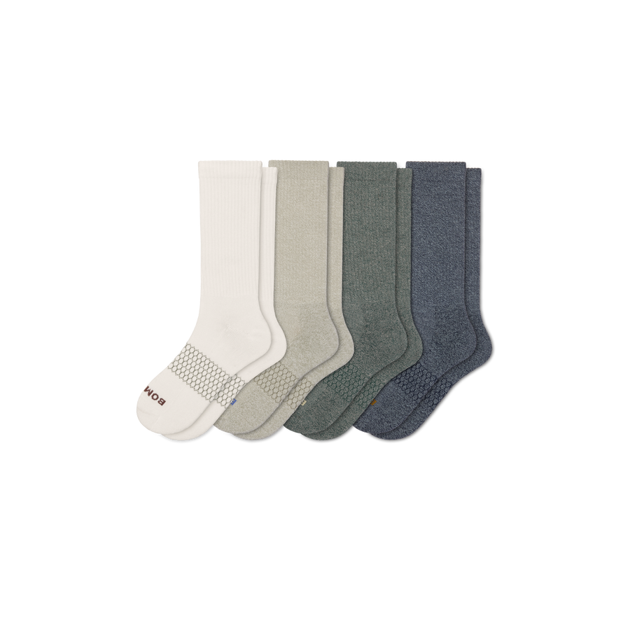 Men's Marl Calf Sock 4-Pack - Light Cushion
