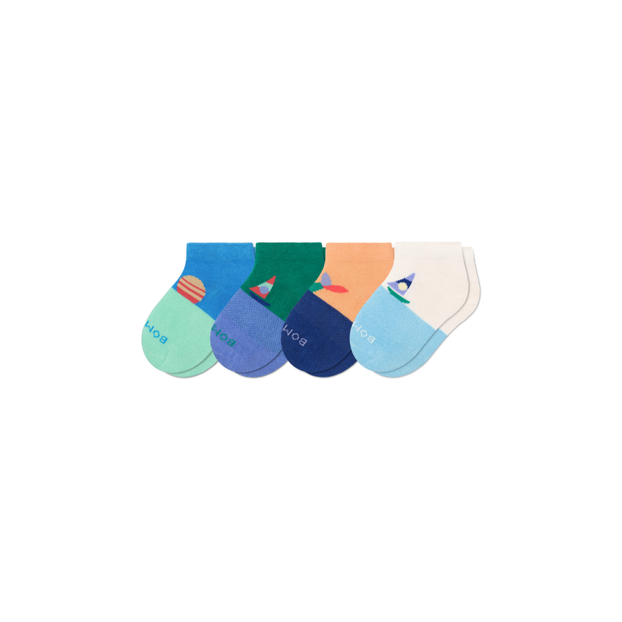 Toddler Ankle Sock 4-Pack - Fresh Choice