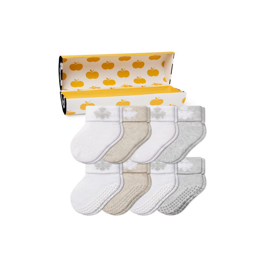Baby's First Year Sock 8-Pack Gift Box - Premium Pick