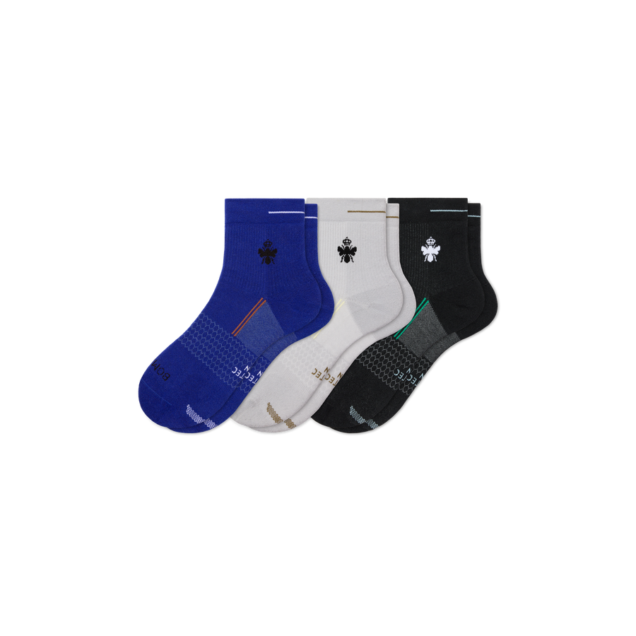 Men's Run Quarter Sock 3-Pack - Essential Ready