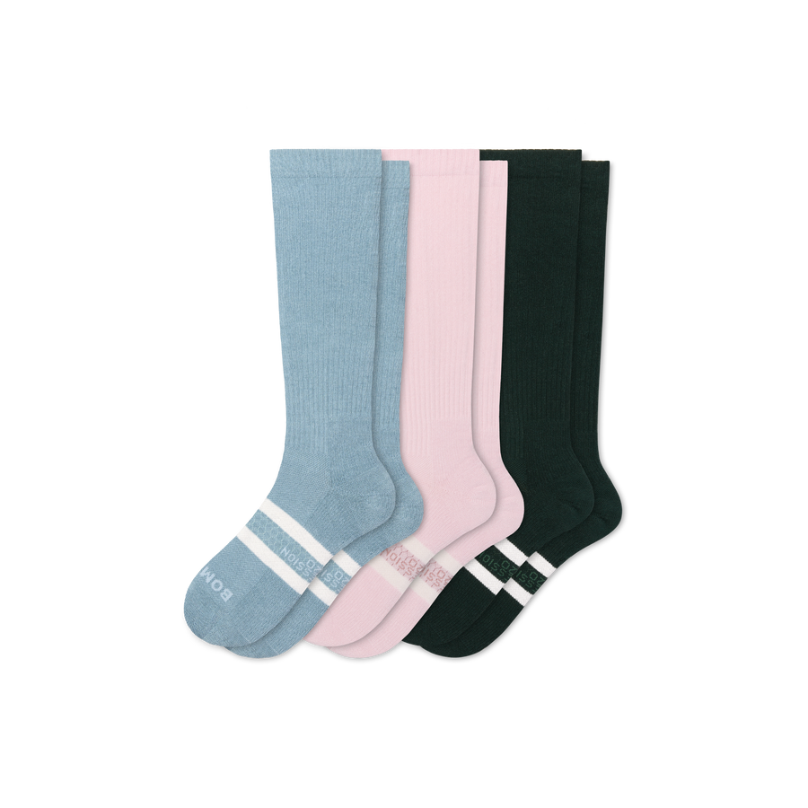 Women's Knee High Sock 3-Pack (15-20mmHg) - Soft Step
