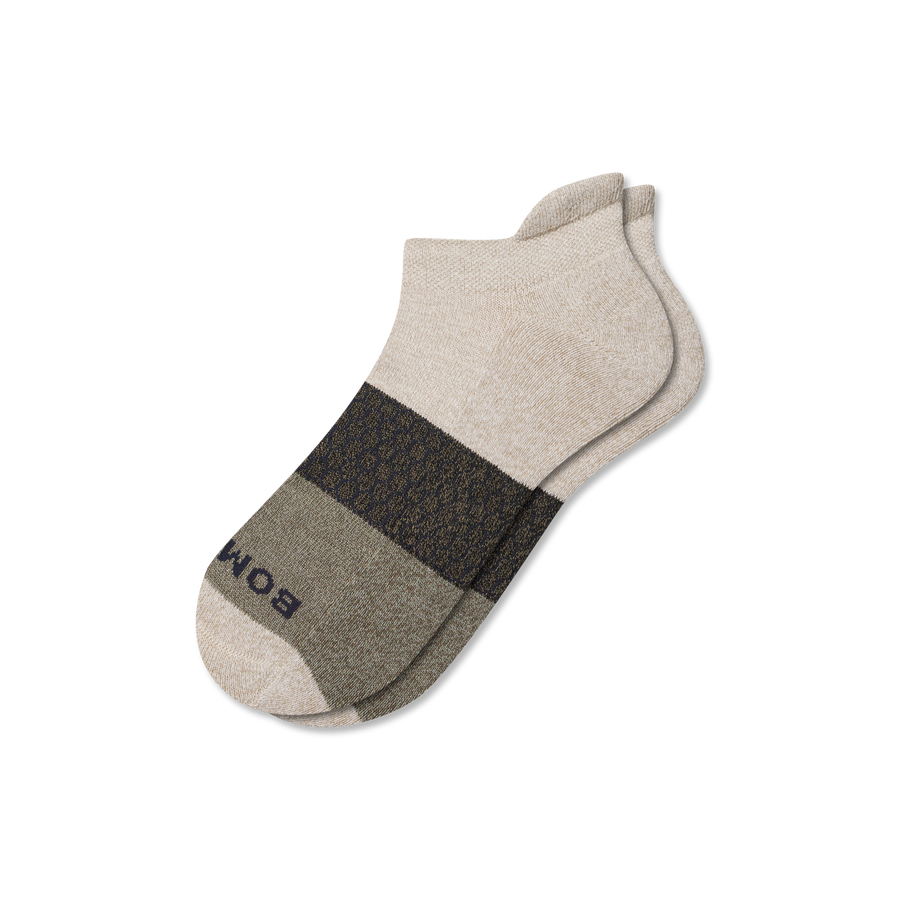 Men's Tri-Block Ankle Sock - Light Cushion