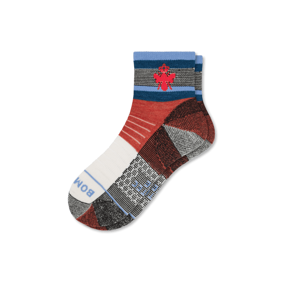 Cotopaxi x Bombas Merino Wool Blend Hiking Quarter Socks - All Day Fit