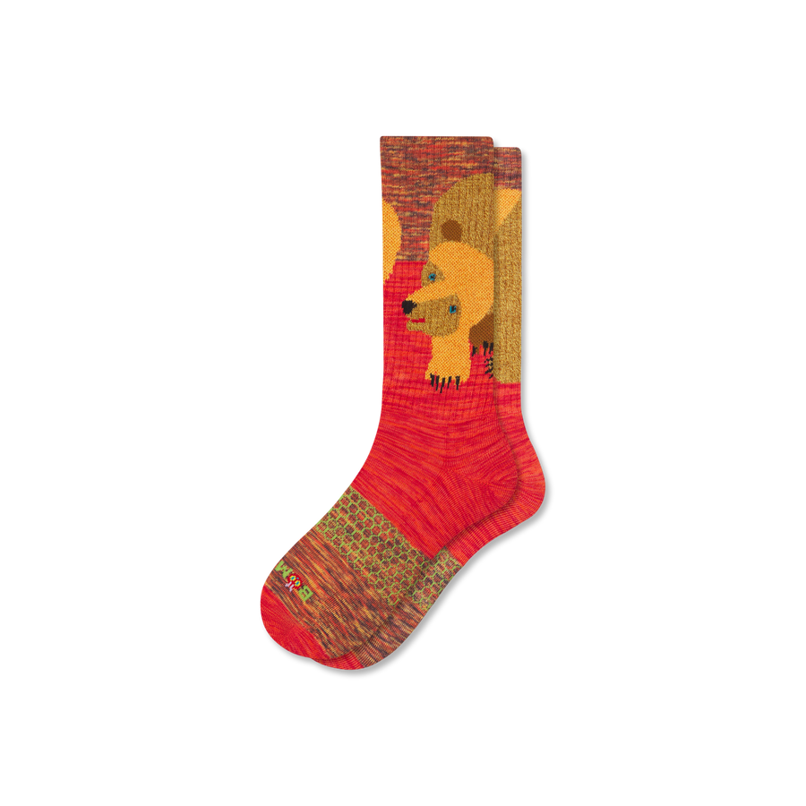 Eric Carle Big Brown Bear Calf Socks - Classic Ready