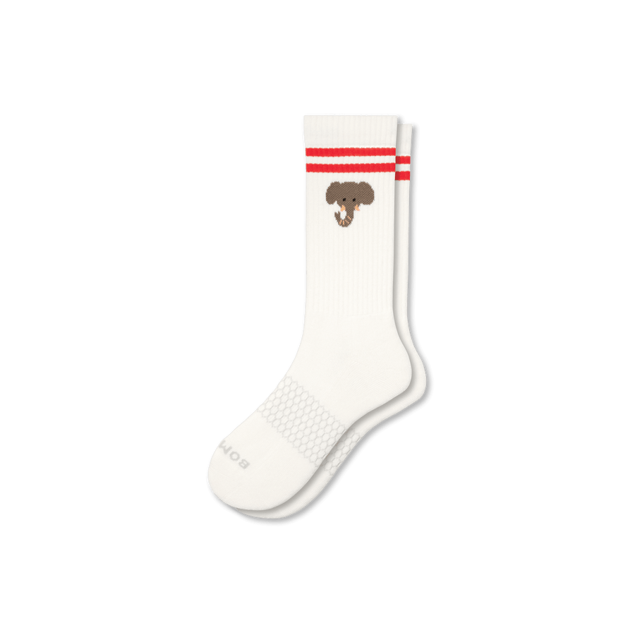 Men’s Safari Stripe Calf Socks - Easy Pair