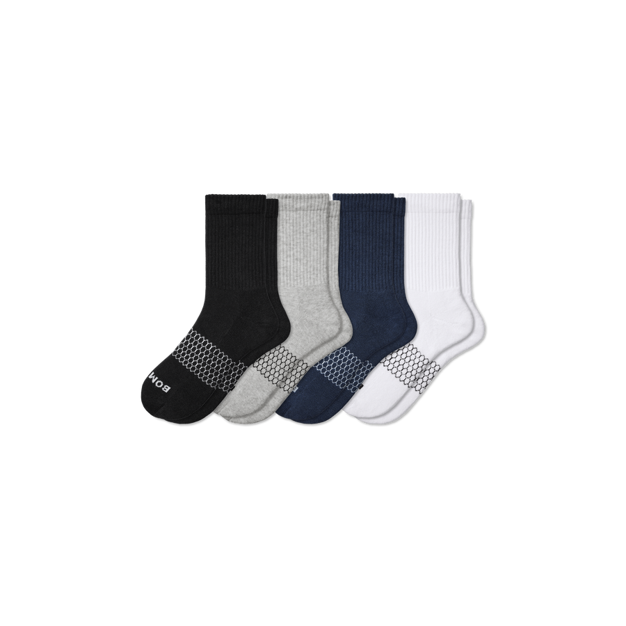 Men's Solids Half Calf Sock 4-Pack - Daily Pick