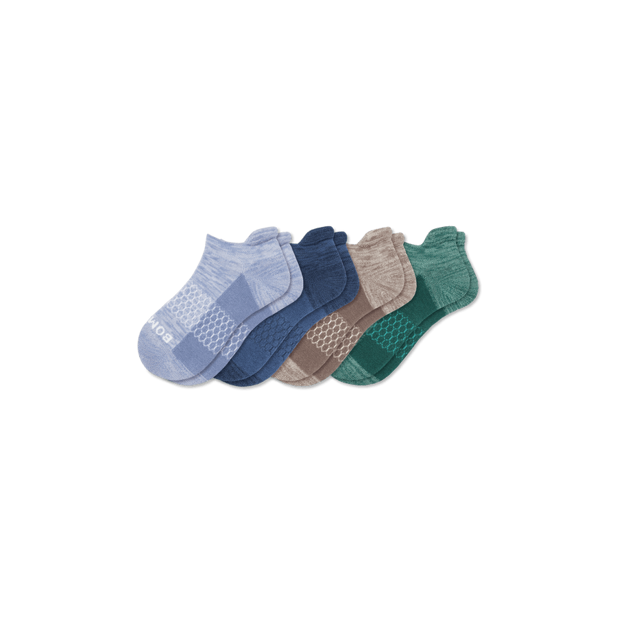 Youth Two Tone Ankle Sock 4-Pack - Fresh Choice