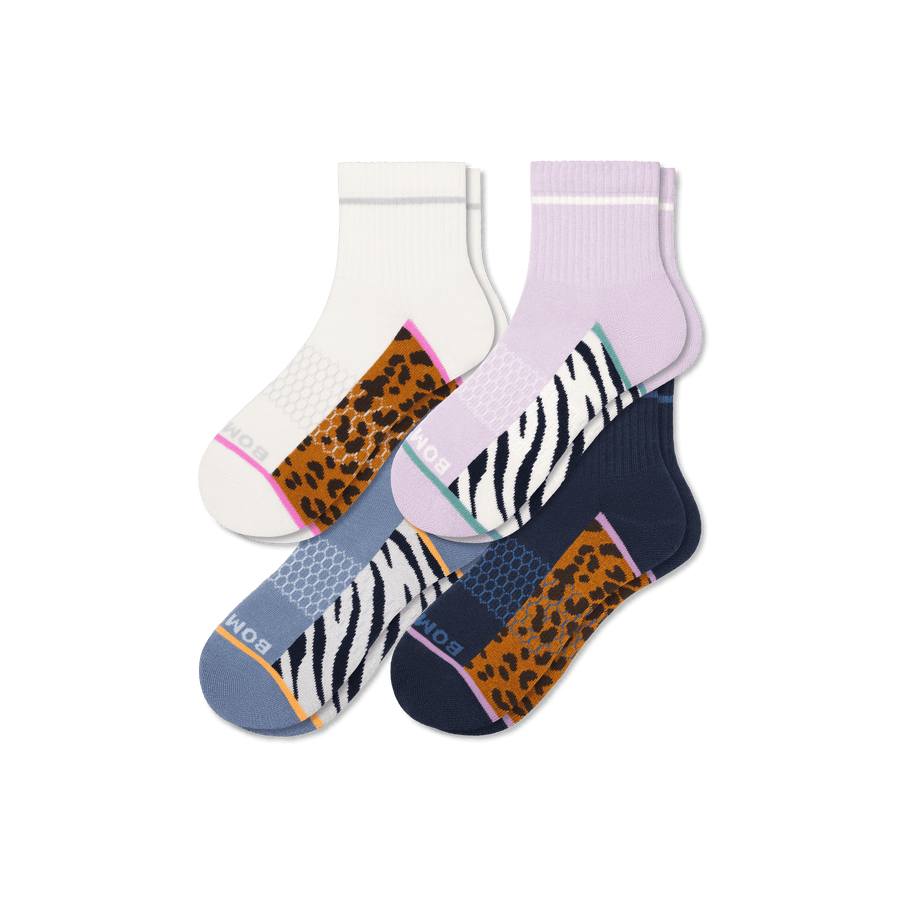Women's Wild Wear Quarter Sock 4-Pack - Easy Choice