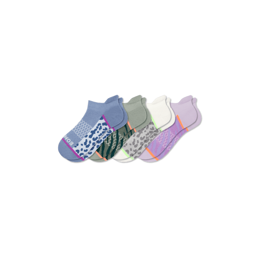 Youth Wild Wear Ankle Sock 4-Pack - Light Cushion