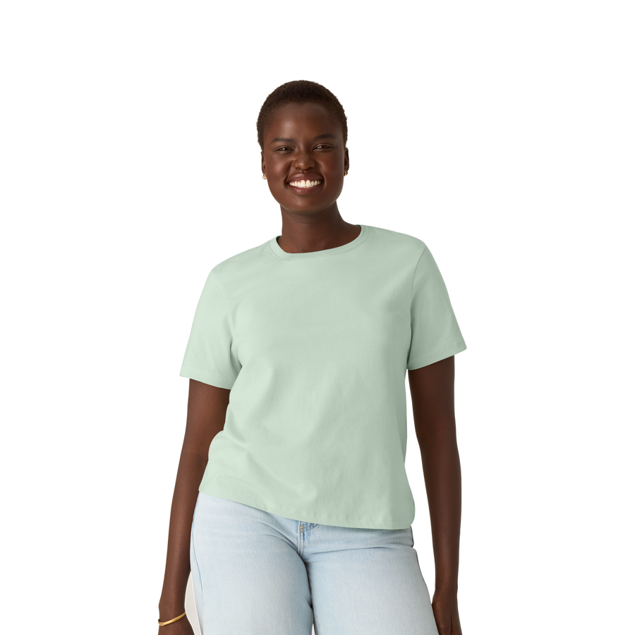 Women's Pima Cotton Crew Neck T-Shirt - Everyday Layer
