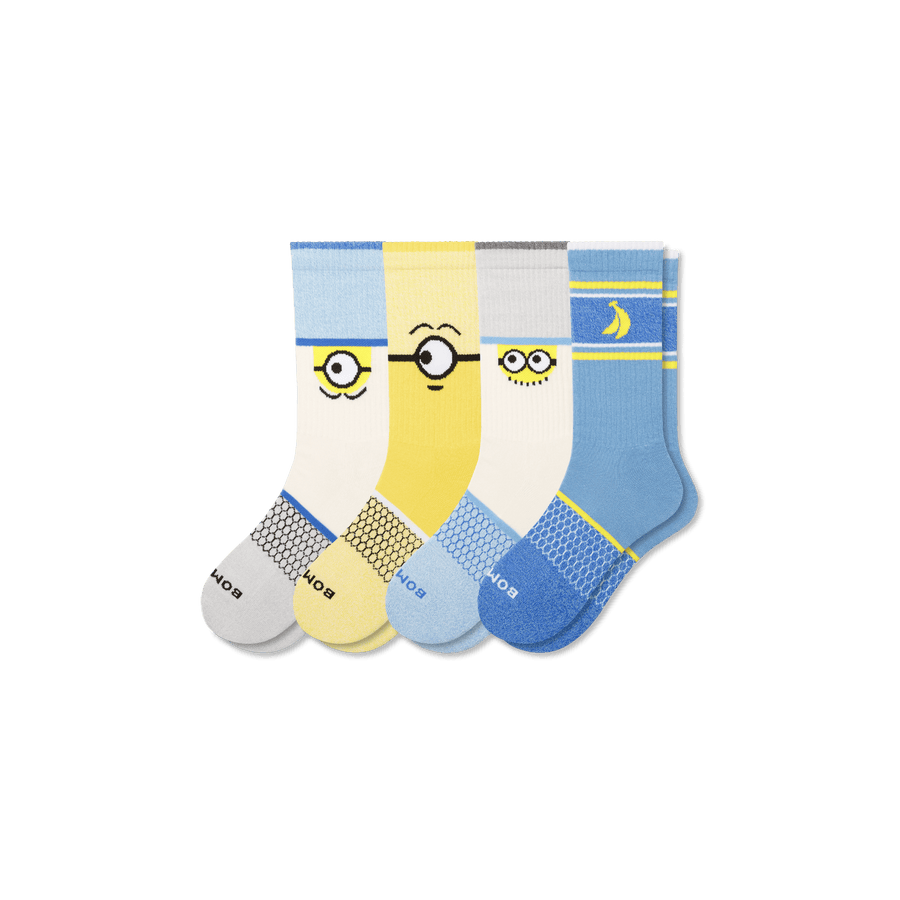 Minions Calf Sock 4-Pack - Simple Style