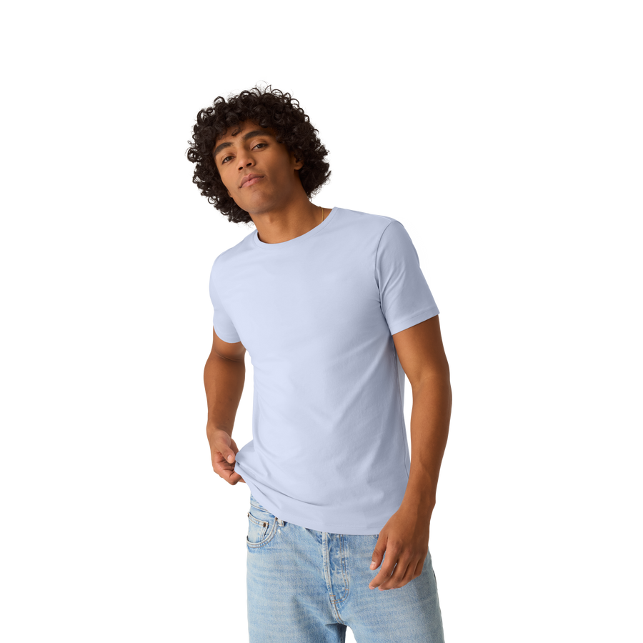 Men's Pima Cotton Slim Crew Neck T-Shirt - Daily Pick