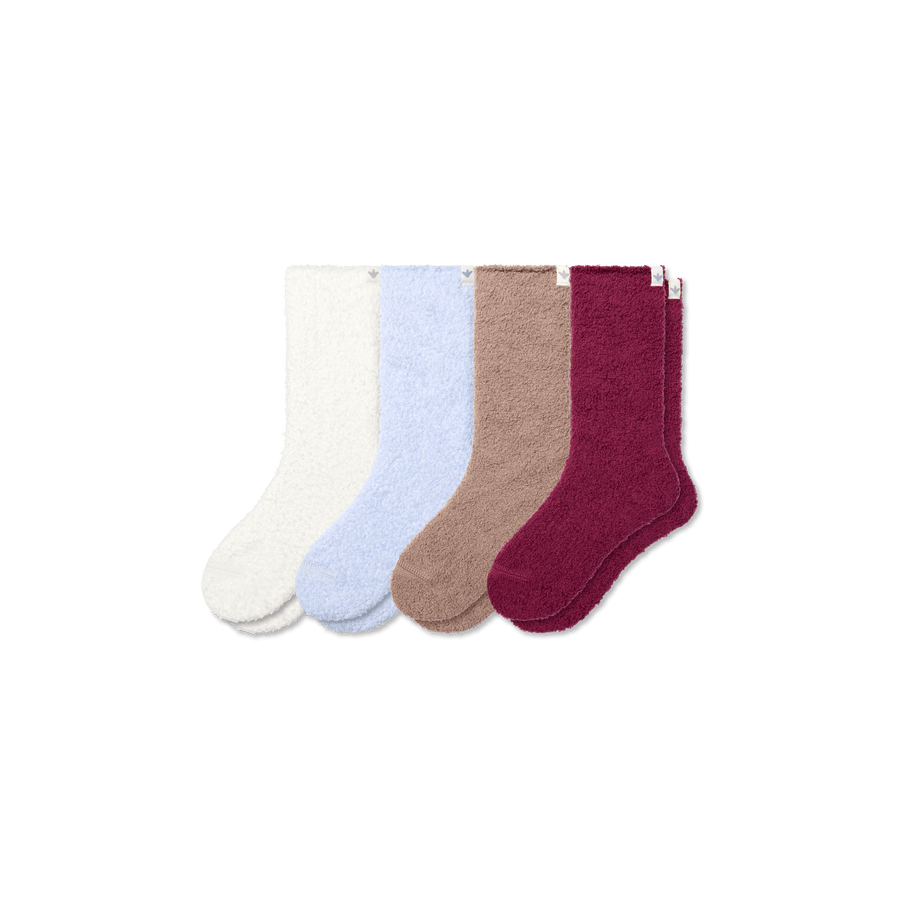 Youth Fuzzy Sock 4-Pack - Premium Pick