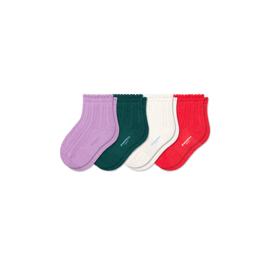 Toddler Calf Sock 4-Pack - Easy Pair