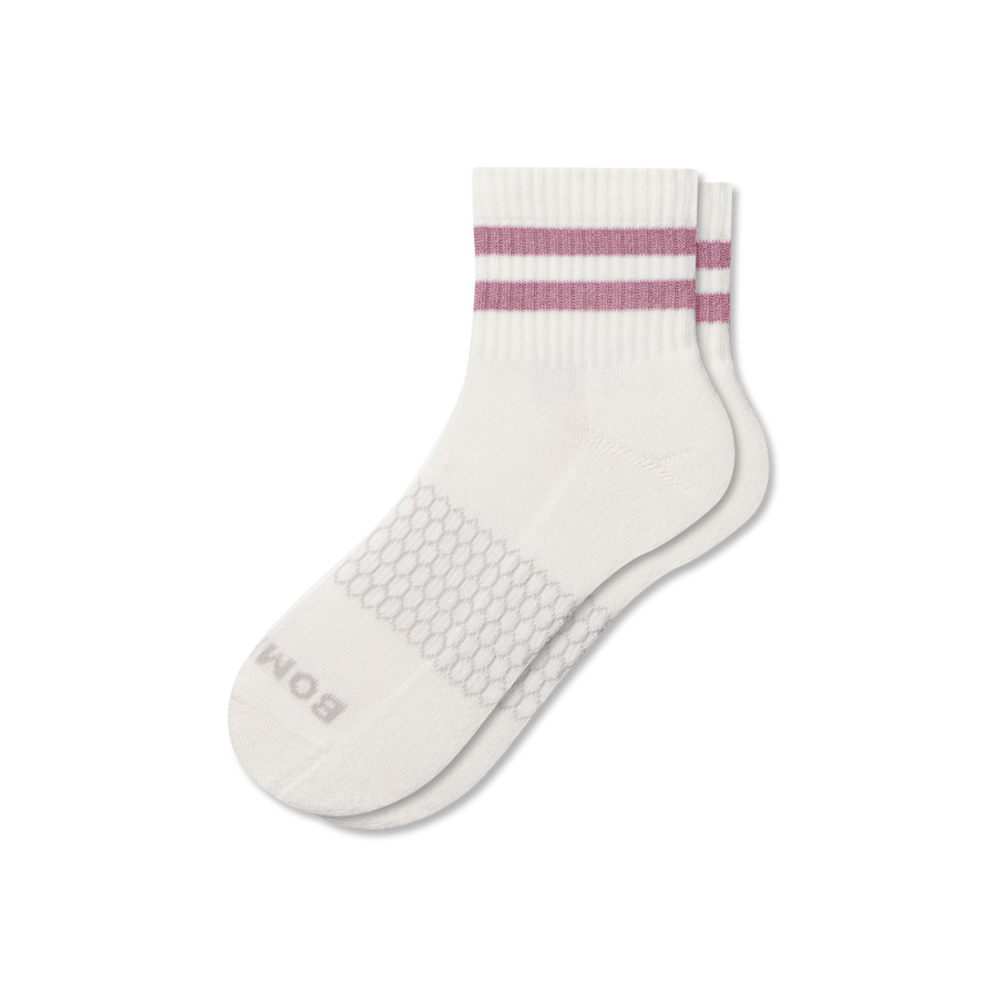 Women's Vintage Stripes Quarter Socks - Everyday Pair