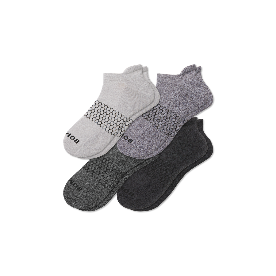 Men's Marl Ankle Sock 4-Pack - Daily Step