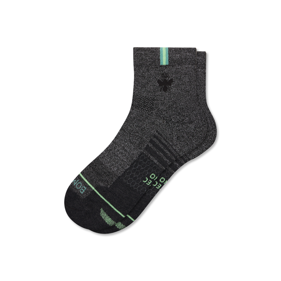 Women's Merino Wool Blend Run Quarter Socks - Fresh Choice
