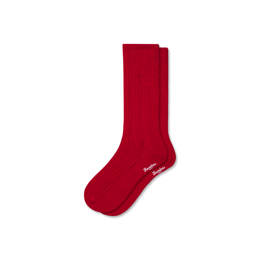 Women's Pointelle Calf Socks - Daily Step