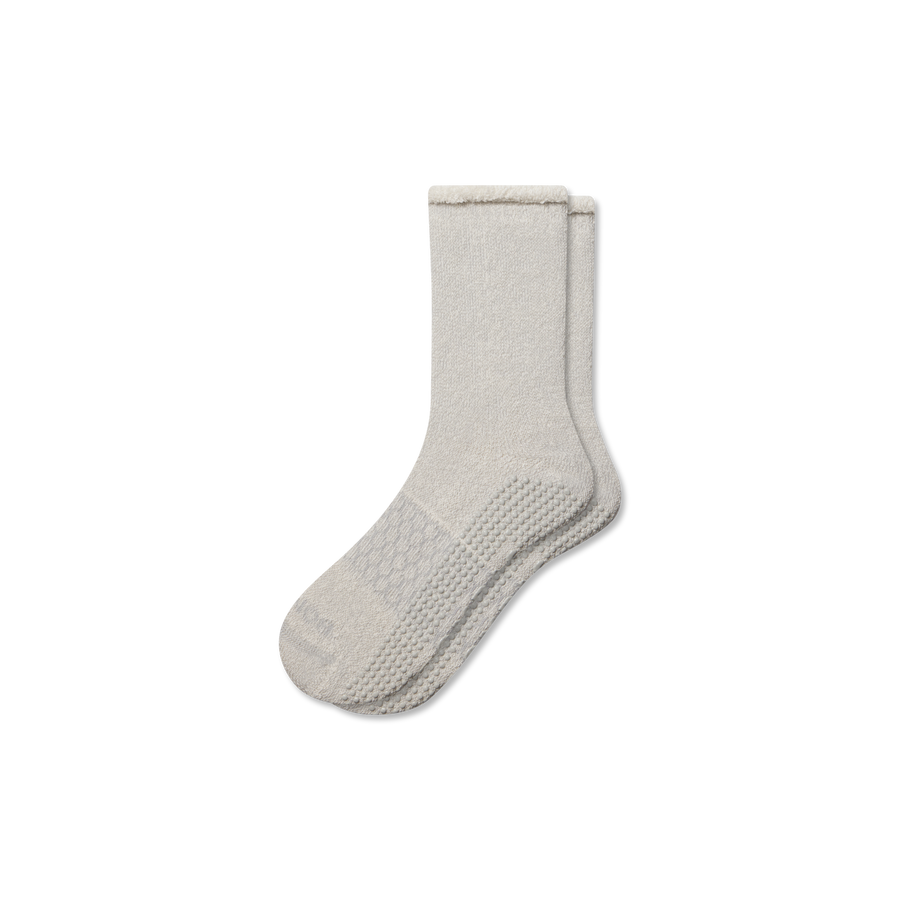 Men’s Roll-Top Merino Blend Gripper House Sock - Premium Pick