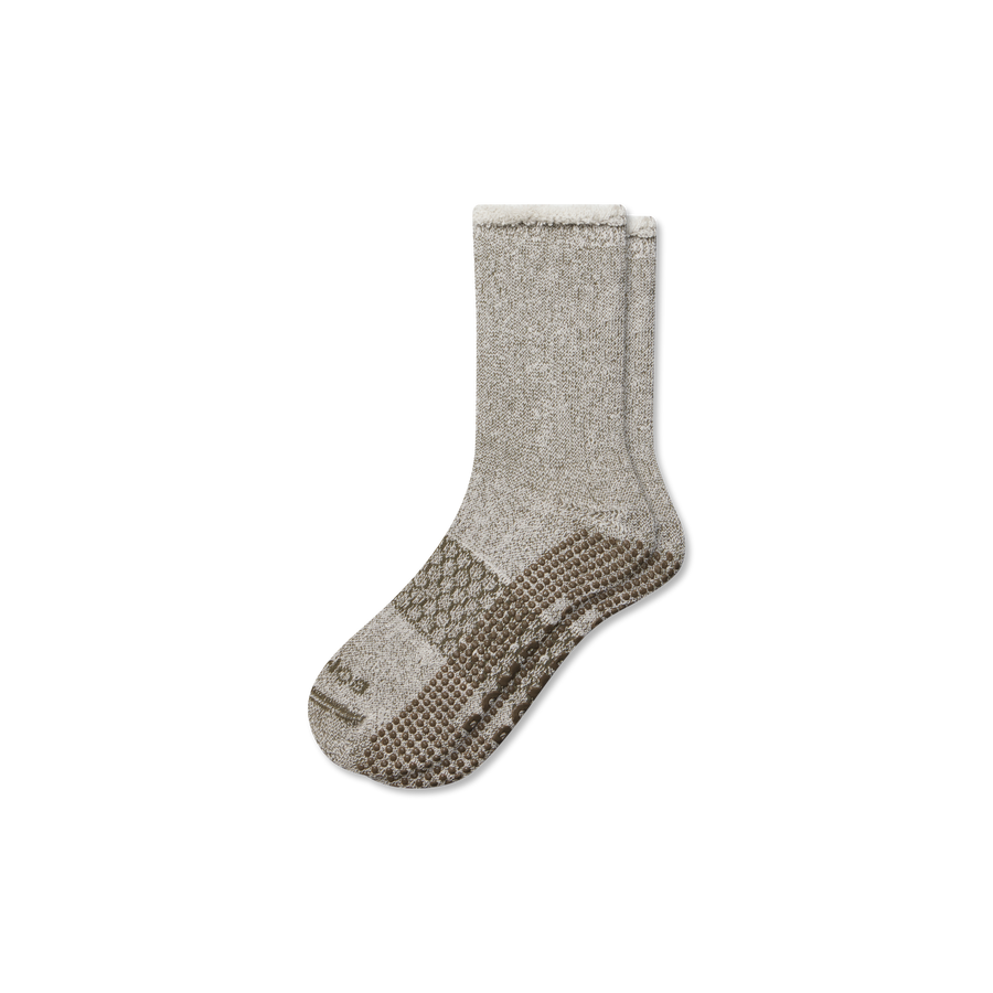 Women’s Roll-Top Merino Blend Gripper House Sock - Fresh Step