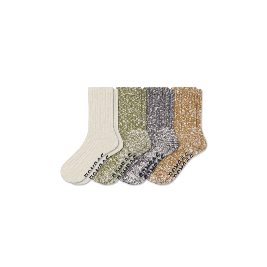 Women's Chunky Ragg Half Calf Sock 4-Pack - Modern Touch