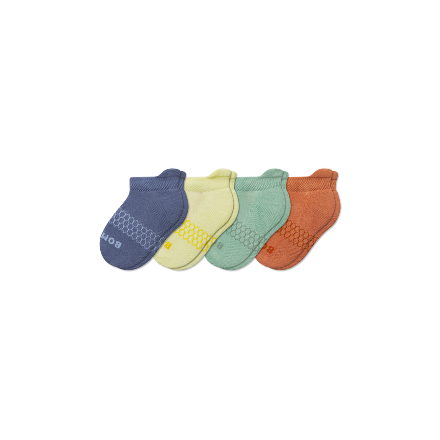 Junior Solids Ankle Sock 4-Pack - Classic Ready