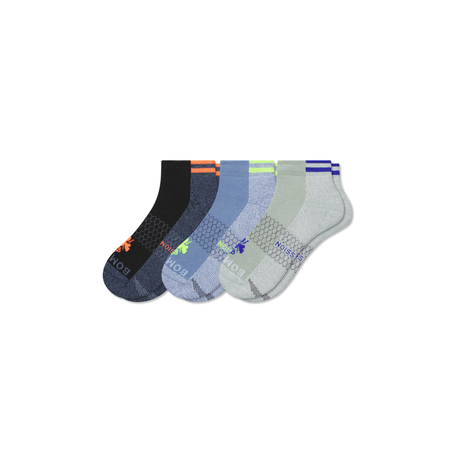 Men's Ankle Sock 3-Pack - Daily Cushion