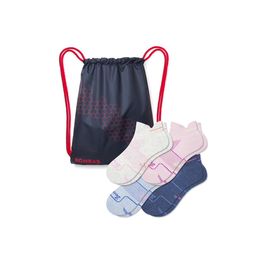 Women's Run Ankle Sock 4-Pack Gift Bag - Premium Pick