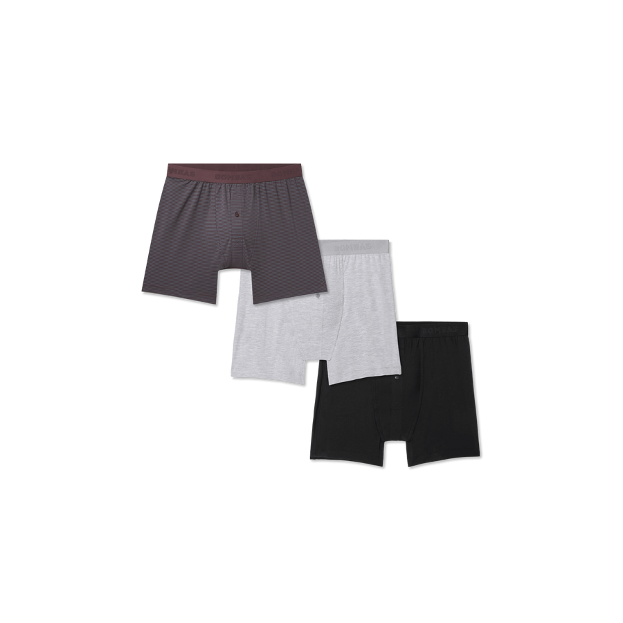Men's Cotton Modal Blend Boxer 3-Pack - Smooth Fit