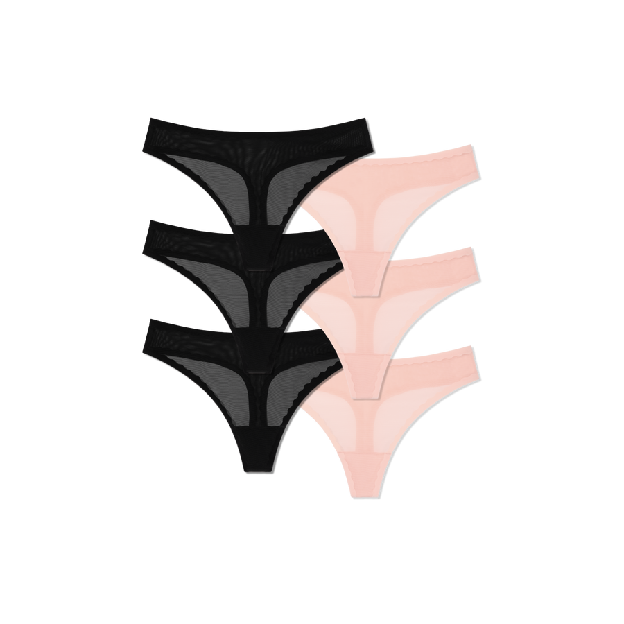 Women’s Thong 6-Pack - All Day Comfort