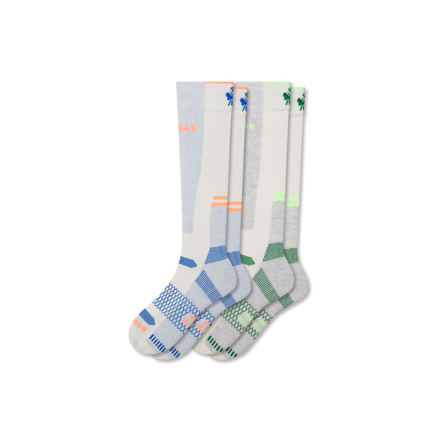 Men's Mid-Cushion Merino Wool Blend Ski & Sock 2-Pack - Everyday Pair