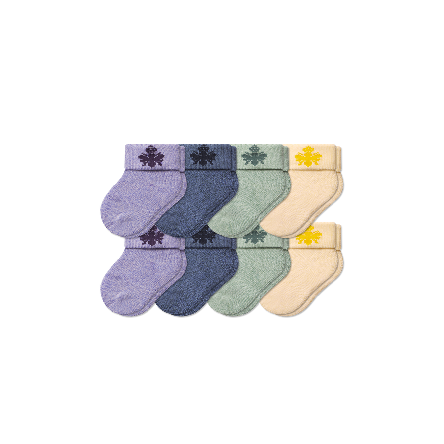 Baby Sock 8-Pack (0-6 Months) - Clean Finish