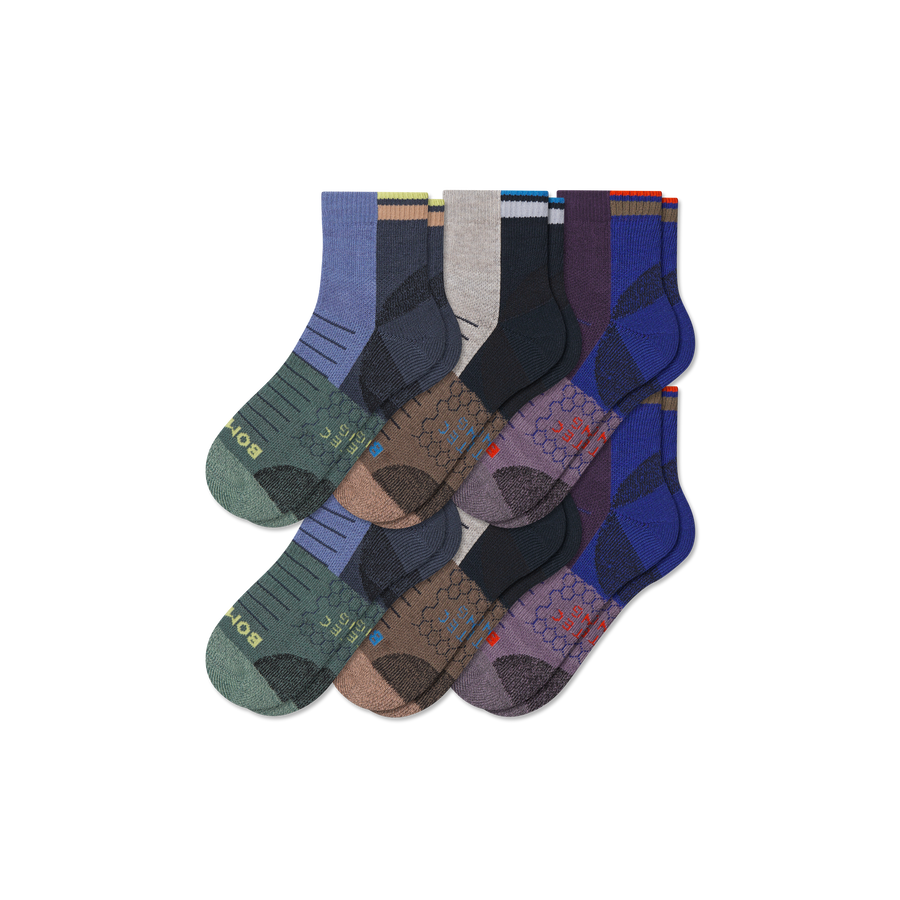 Women's Hiking Quarter Sock 6-Pack - Daily Step