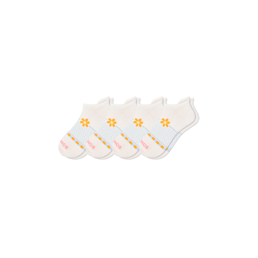 Women's Beach Day Ankle Sock 4-Pack - Ready Pick