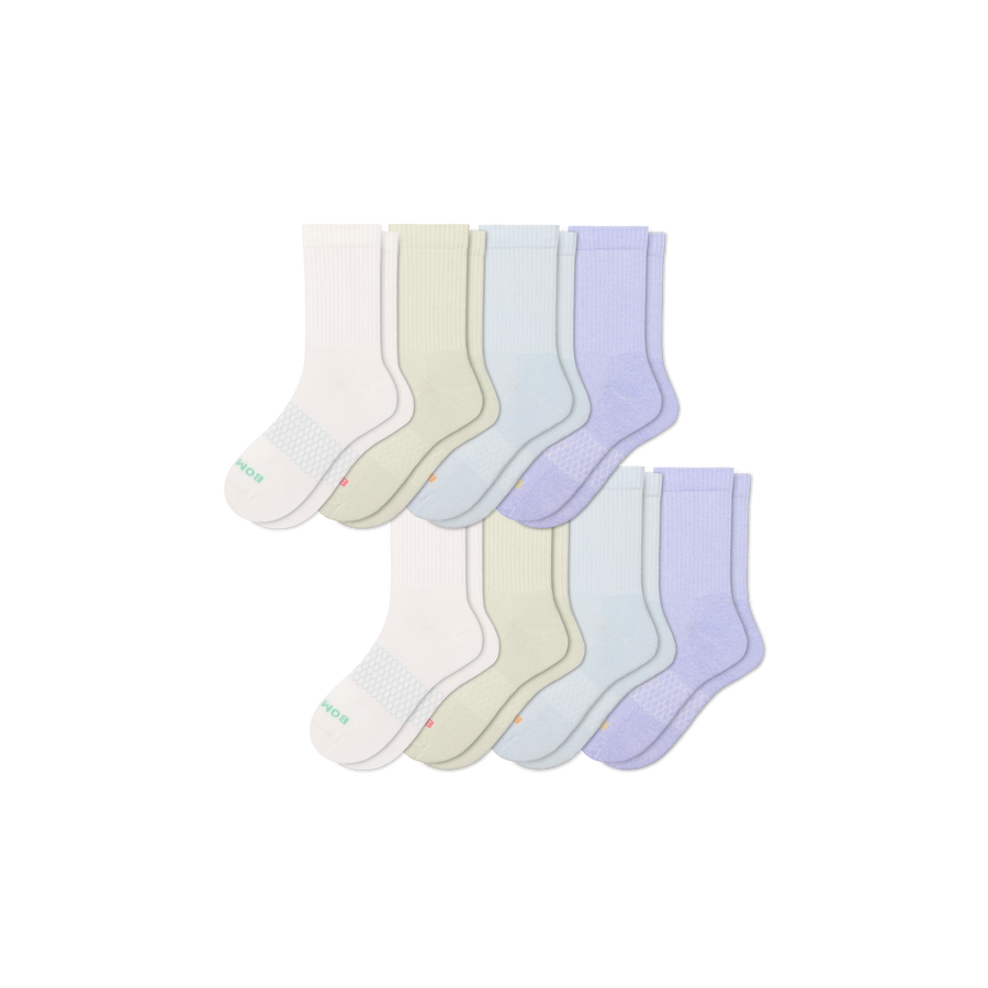 Women's Marl Half Calf Sock 8-Pack - Light Cushion
