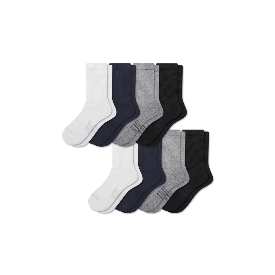 Women's Modern Rib Half Calf Sock 8-Pack - Daily Step