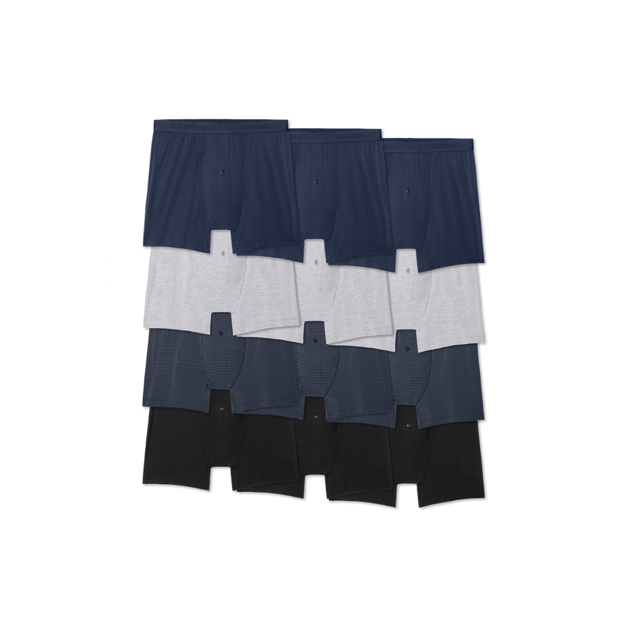 Men's Cotton Modal Blend Boxer 12-Pack - Ready Pick