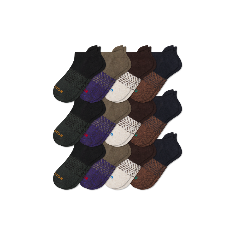 Men's Marl Ankle Sock 12-Pack - Easy Choice